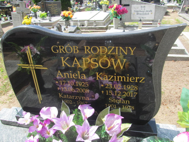 Kazimierz Kapsa 1928 Wągrowiec klasztorny - Grobonet - Wyszukiwarka osób pochowanych