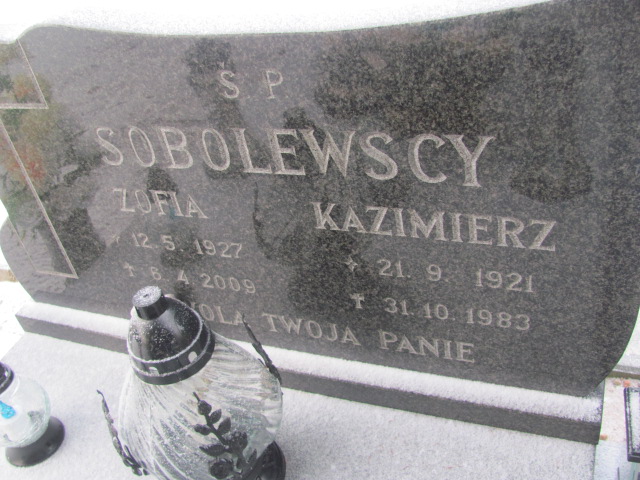 Kazimierz Sobolewski 1921 Wągrowiec klasztorny - Grobonet - Wyszukiwarka osób pochowanych