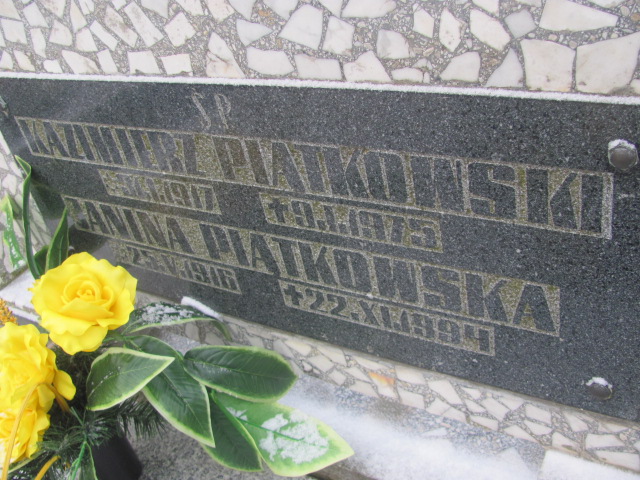 Janina Piątkowska 1916 Wągrowiec klasztorny - Grobonet - Wyszukiwarka osób pochowanych