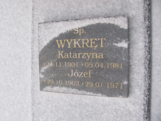 Józef Wykręt 1903 Wągrowiec klasztorny - Grobonet - Wyszukiwarka osób pochowanych