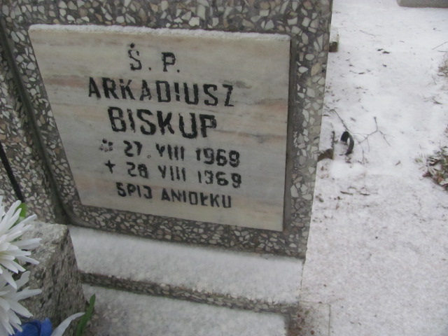 Arkadiusz Biskup 1969 Wągrowiec klasztorny - Grobonet - Wyszukiwarka osób pochowanych