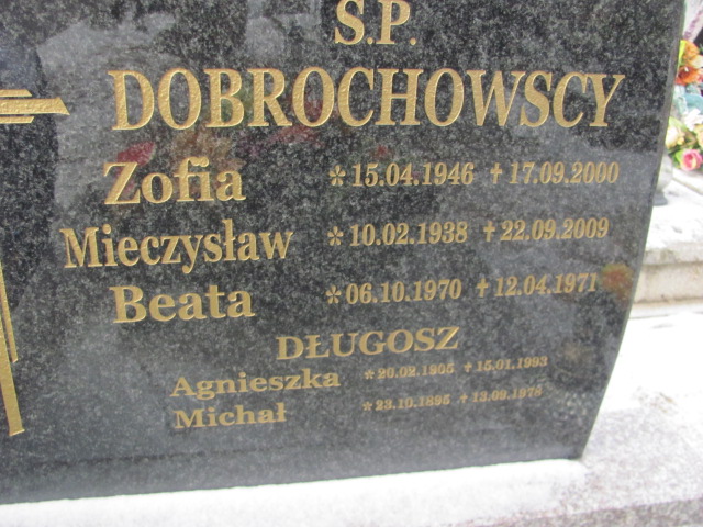 Zofia Dobrochowska 1946 Wągrowiec klasztorny - Grobonet - Wyszukiwarka osób pochowanych