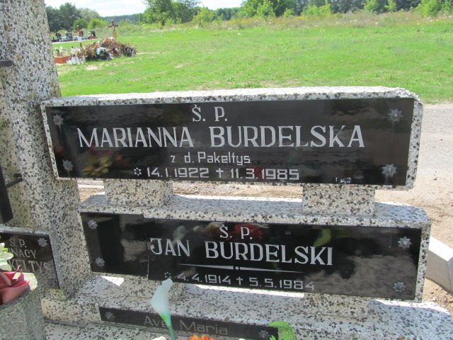 Jan Burdelski 1914 Wągrowiec klasztorny - Grobonet - Wyszukiwarka osób pochowanych