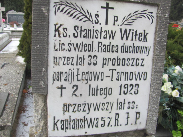 Stanisław Wiłek Wągrowiec klasztorny - Grobonet - Wyszukiwarka osób pochowanych