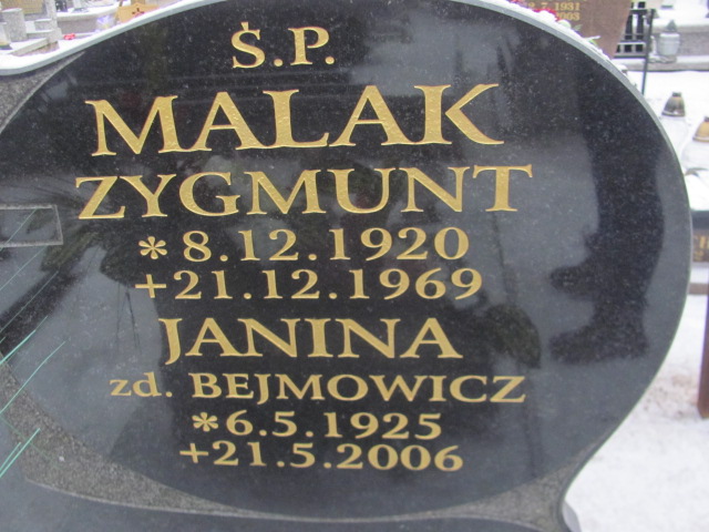 Janina Malak 1925 Wągrowiec klasztorny - Grobonet - Wyszukiwarka osób pochowanych