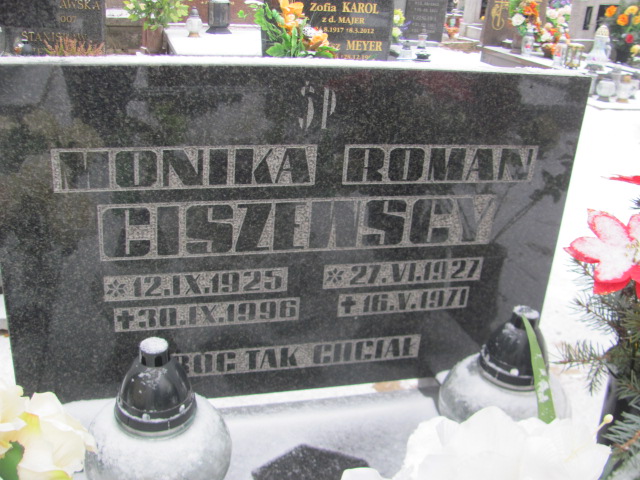 Roman Ciszewski 1927 Wągrowiec klasztorny - Grobonet - Wyszukiwarka osób pochowanych