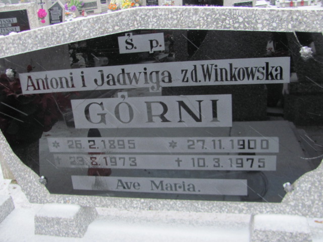 Krystyna Górna 1938 Wągrowiec klasztorny - Grobonet - Wyszukiwarka osób pochowanych