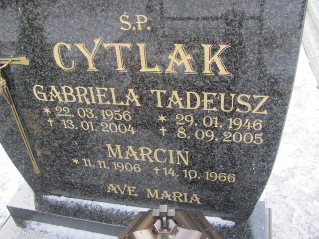 Tadeusz Cytlak 1946 Wągrowiec klasztorny - Grobonet - Wyszukiwarka osób pochowanych