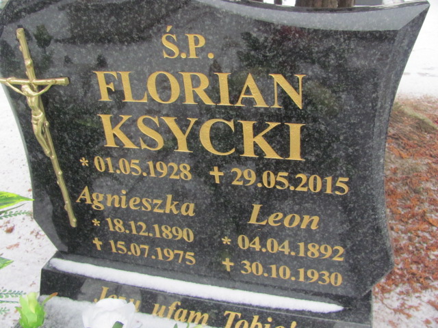 Leon Ksycki 1892 Wągrowiec klasztorny - Grobonet - Wyszukiwarka osób pochowanych